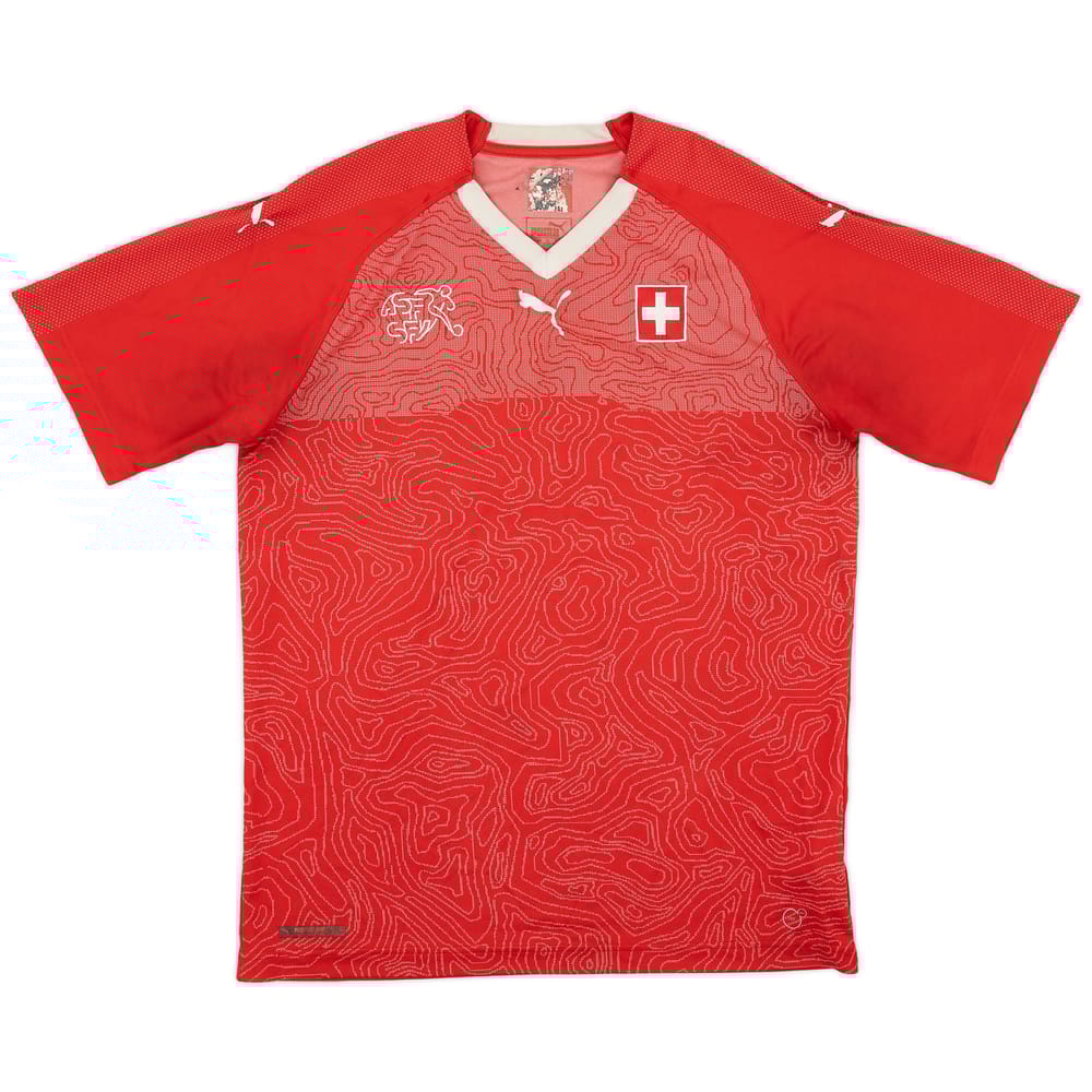 2018-20 Switzerland Home Shirt - 7/10 - (L)