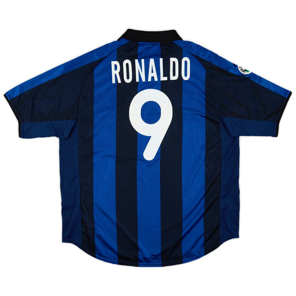 2001-02 Inter Milan Home Shirt Ronaldo #9 - 8/10 - (XL)