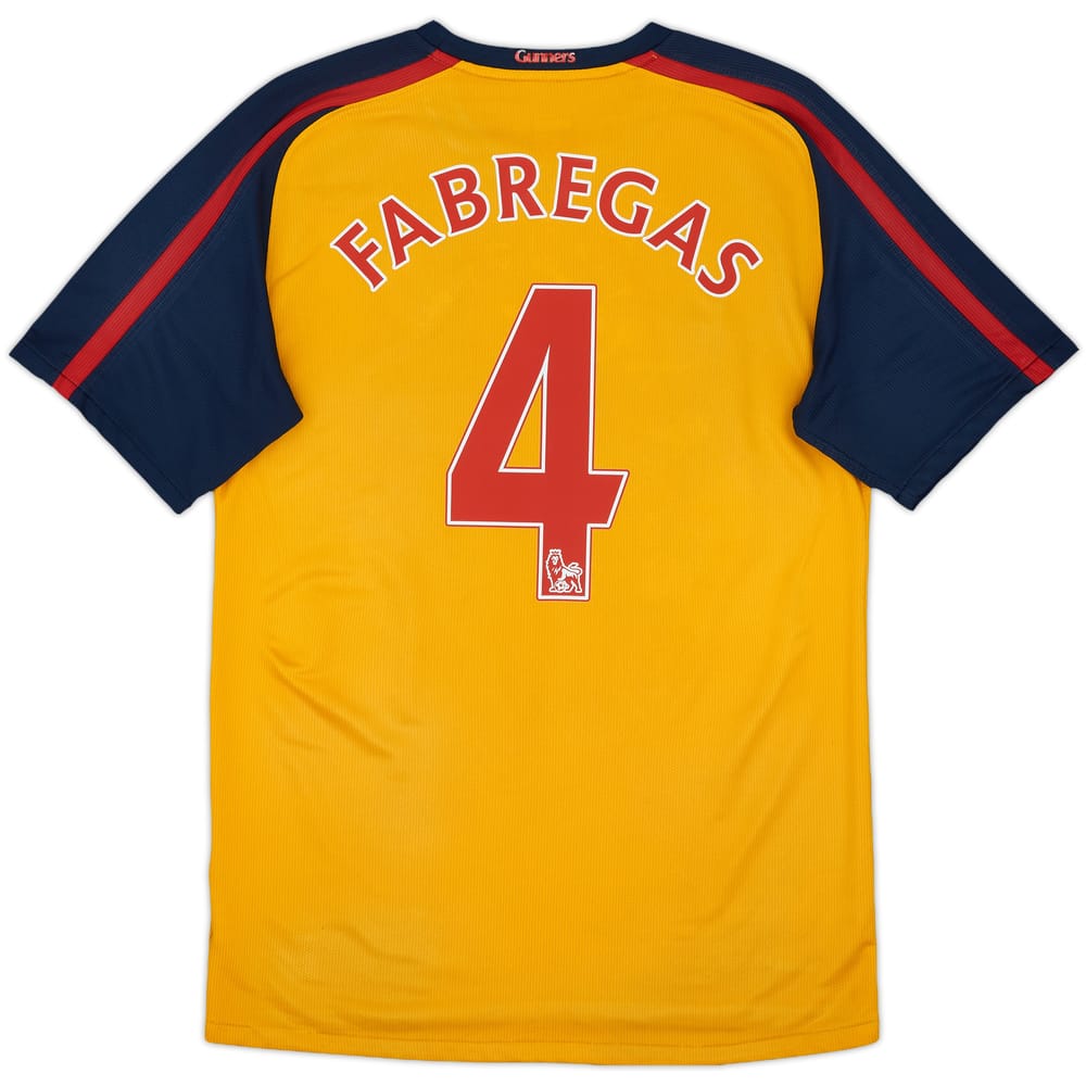 2008-09 Arsenal Away Shirt Fabregas #4 - 8/10 - (S)