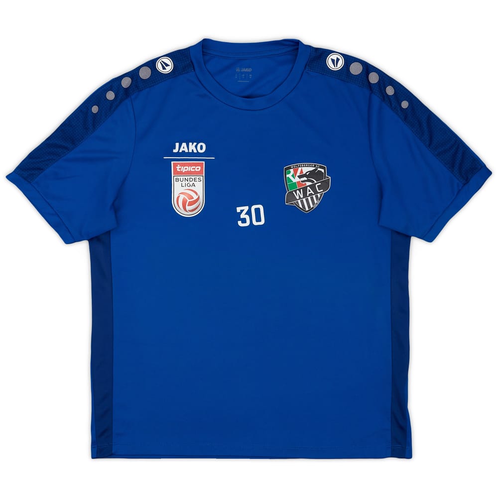 2018-19 Wolfsberger AC Jako Player Issue Training Shirt #30 - 8/10 - (M)