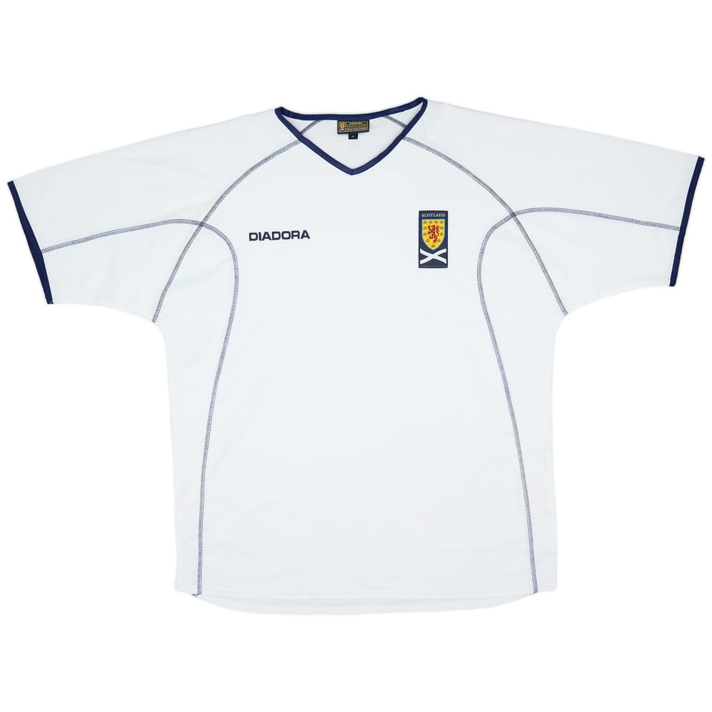 2003-05 Scotland Diadora Training Shirt - 9/10 - (XL)