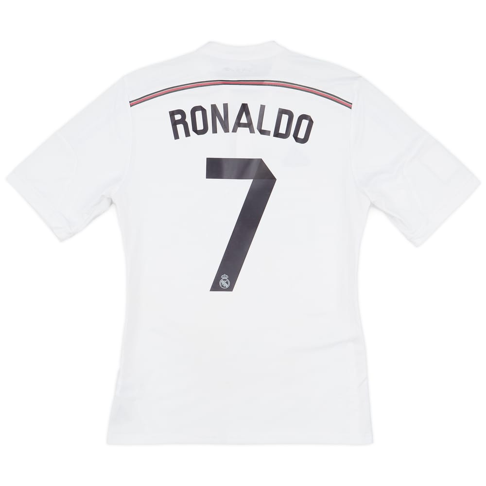 2014-15 Real Madrid Home Shirt Ronaldo #7 - 6/10 - (M)