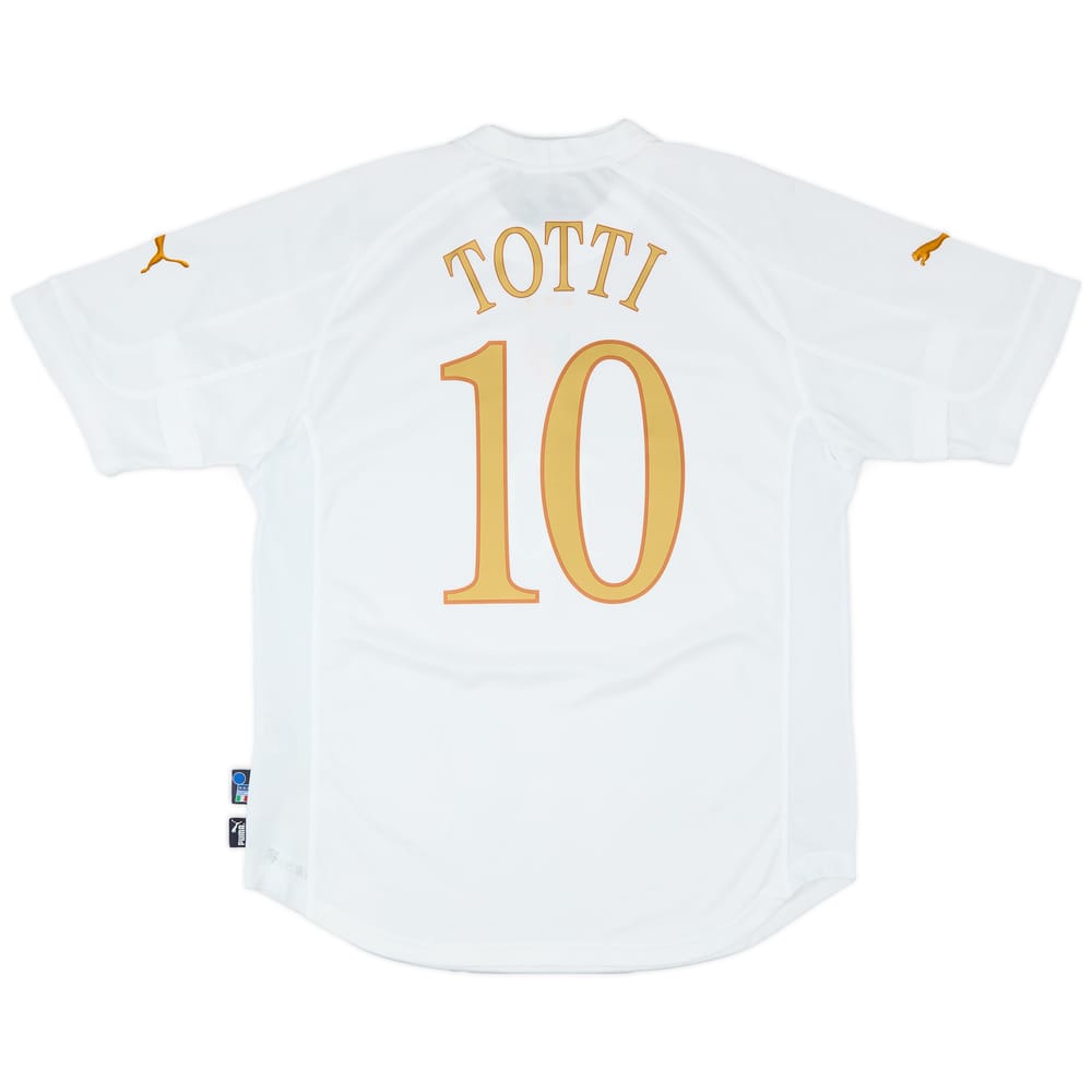 2004-06 Italy Away Shirt Totti #10 - 8/10 - (XL)