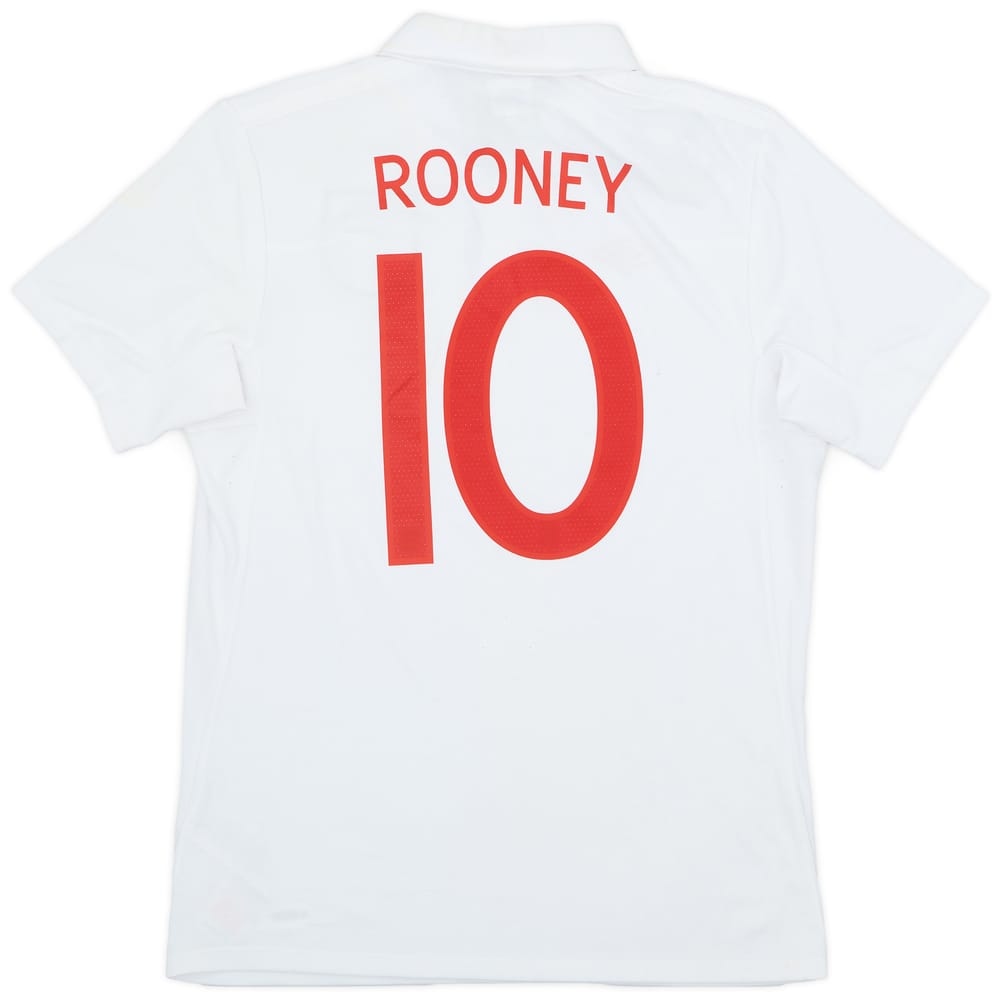 2010-11 England 'South Africa' Home Shirt Rooney #10 (M)