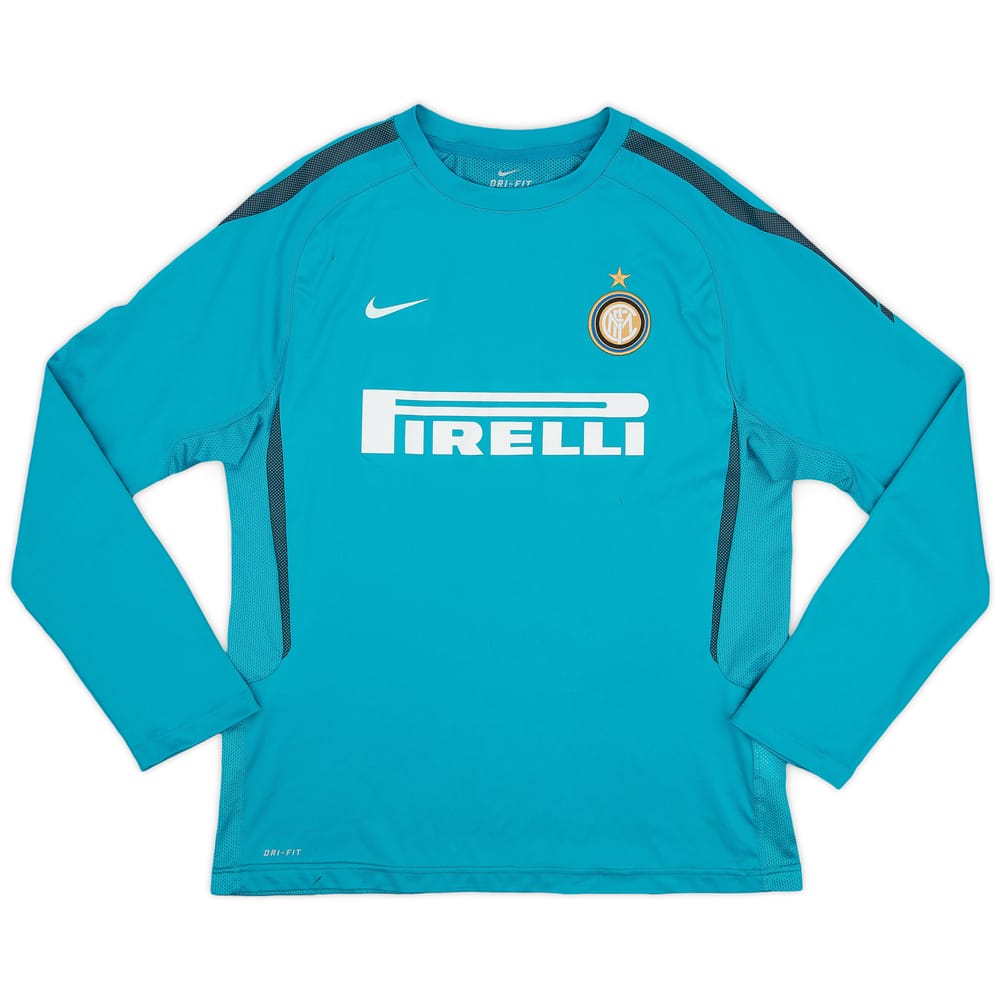 2010-11 Inter Milan Nike Training L/S Shirt - 8/10 - (XL.Boys)