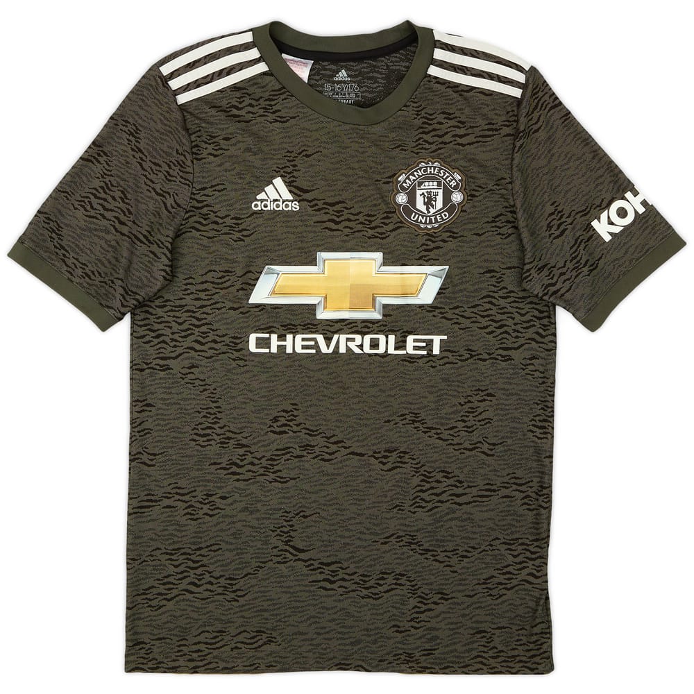 2020-21 Manchester United Away Shirt - 8/10 - (XL.Boys)