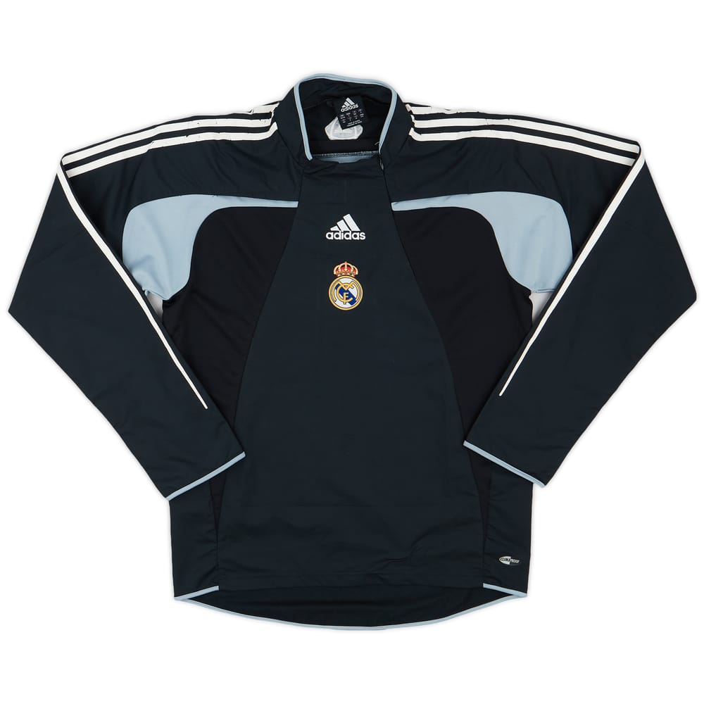 2004-05 Real Madrid adidas 1/4 Zip Training Top - 6/10 - (S)