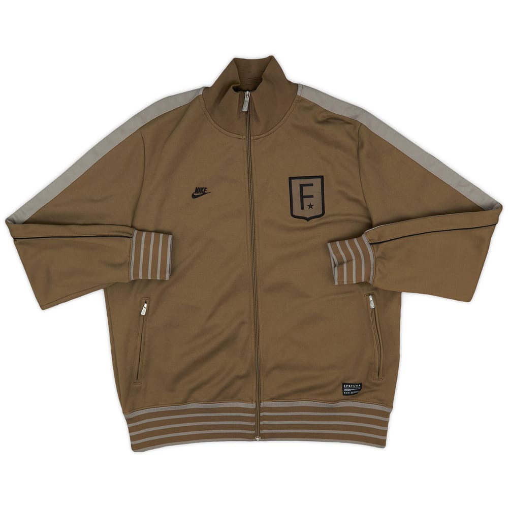 2011-12 France Nike N98 Track Jacket - 9/10 - (XL)