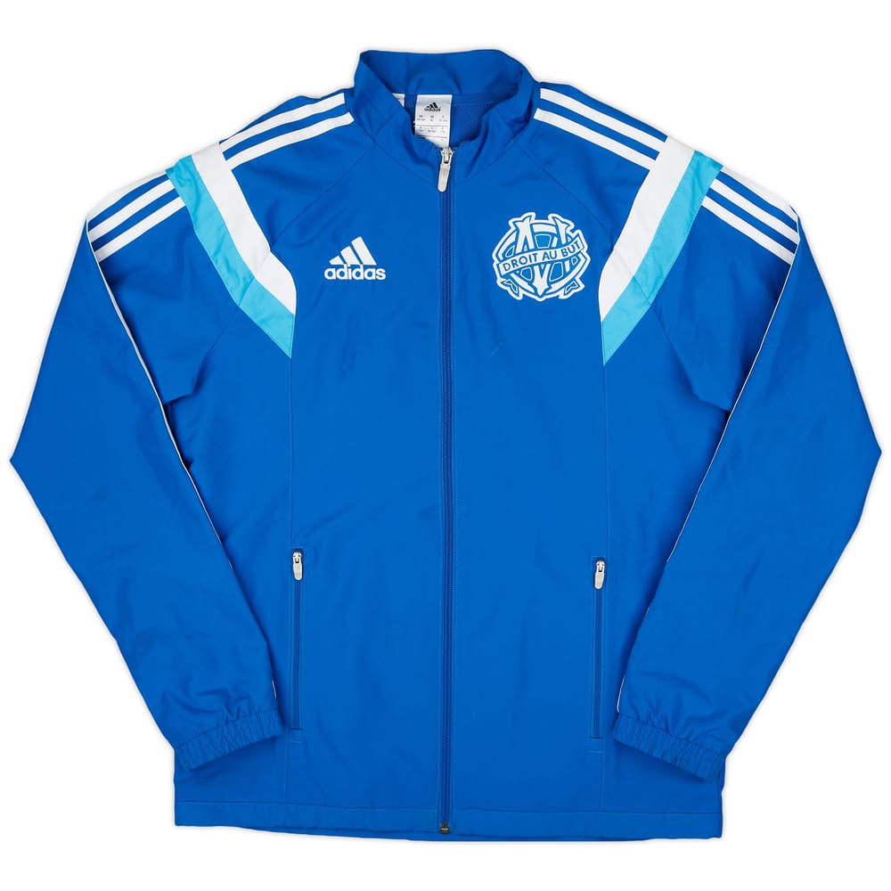 2014-15 Olympique Marseille adidas Track Jacket - 9/10 - (XL.Boys)