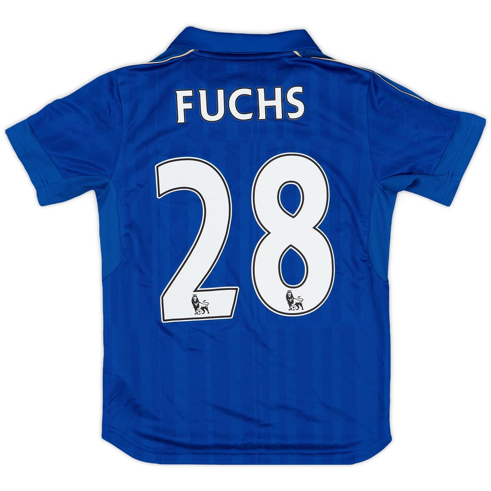 2016-17 Leicester Home Shirt Fuchs #28 - 8/10 - (M.Boys)