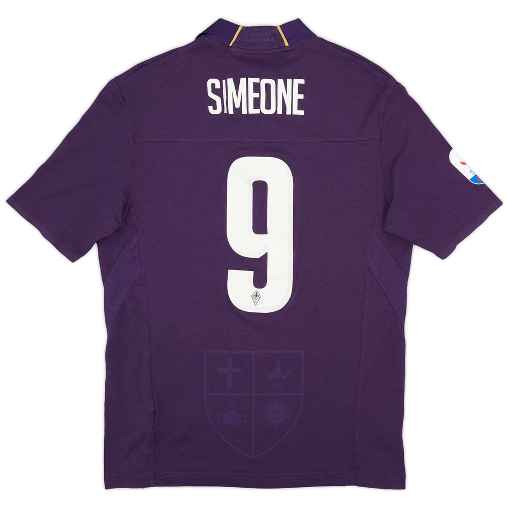 2018-19 Fiorentina Home Shirt Simeone #9 - 6/10 - (L)