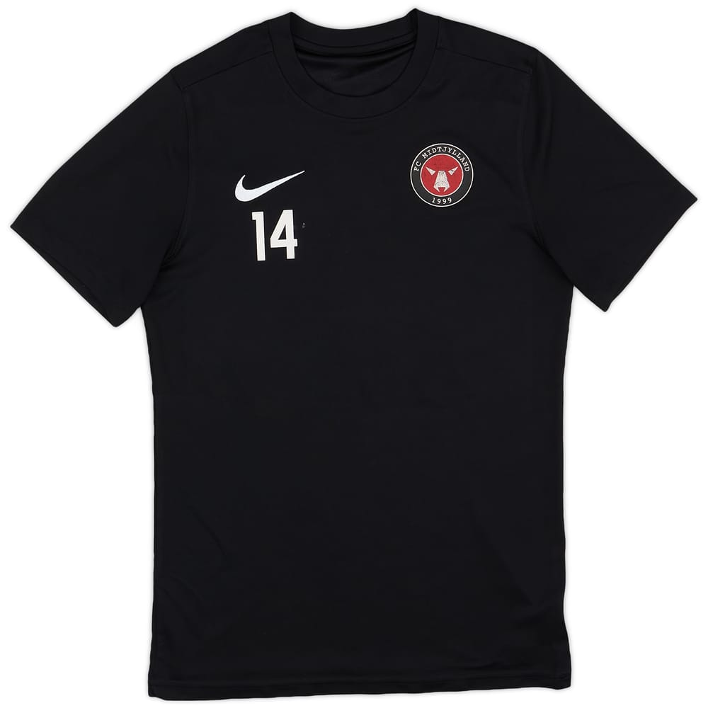 2020-21 FC Midtjylland Nike Player Issue Training Shirt #14 - 6/10 - (S)