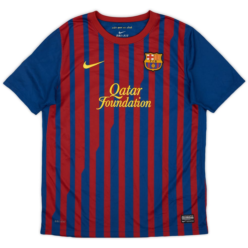 2011-12 Barcelona Home Shirt - 8/10 - (XL.Boys)