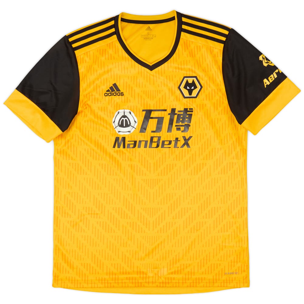 2020-21 Wolves Home Shirt - 9/10 - (L)