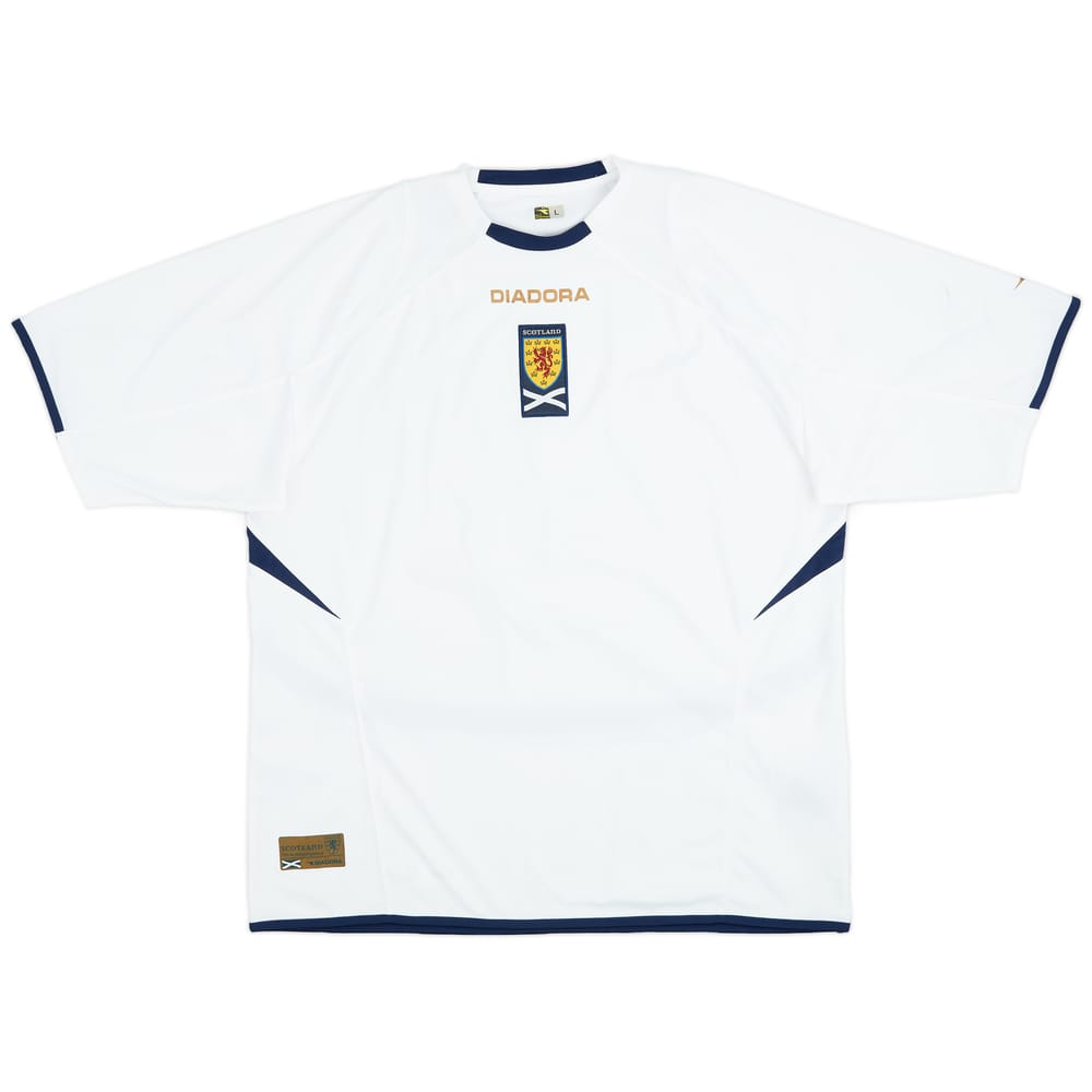 2004-06 Scotland Diadora Training Shirt - 8/10 - (L)