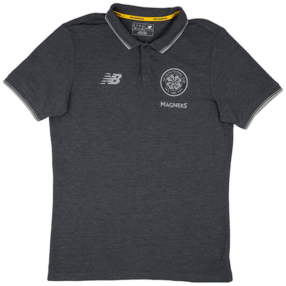 2019-20 Celtic New Balance Polo Shirt - 9/10 - (M)