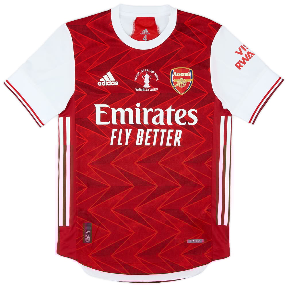 2020 Arsenal Player Issue FA Cup Final Home Shirt
