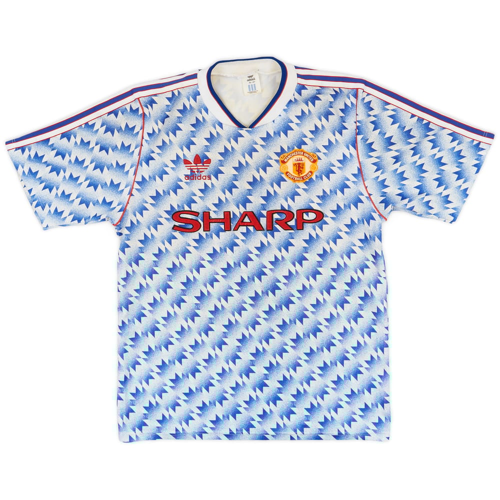 1990-92 Manchester United Away Shirt - 7/10 - (M)