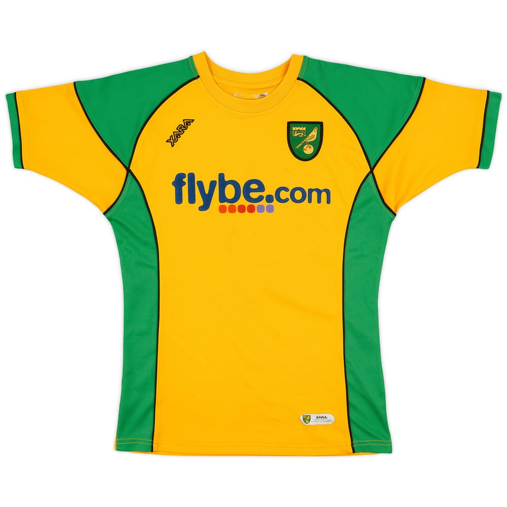 2006-08 Norwich Home Shirt - 7/10 - (XL.Boys)
