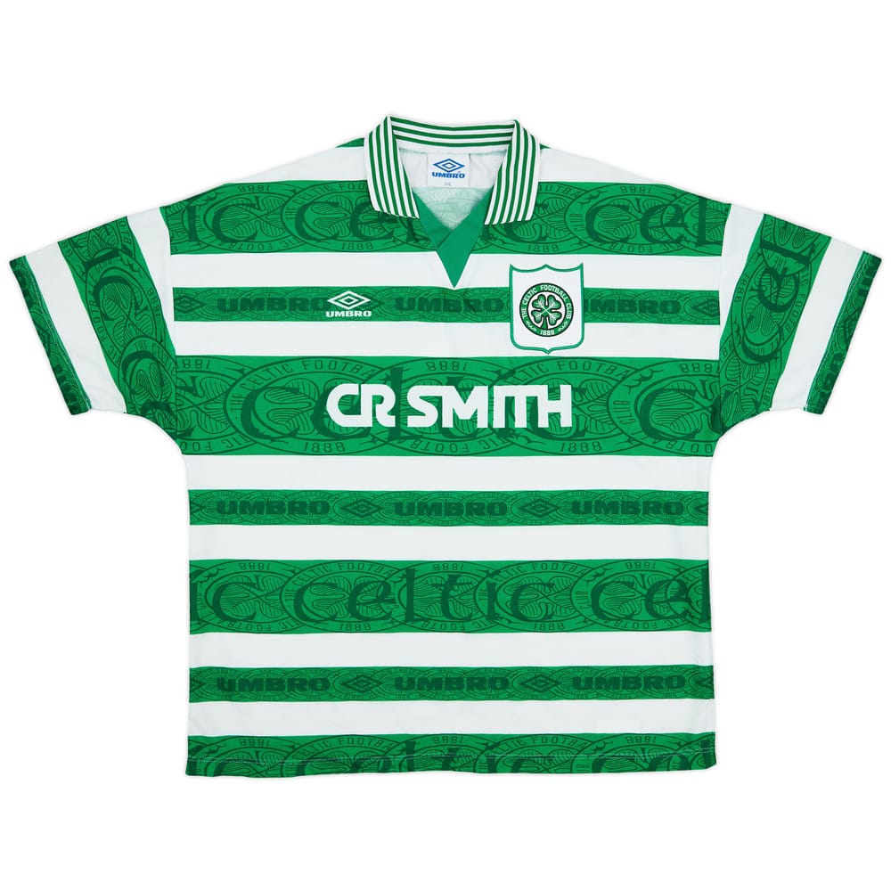 1995-97 Celtic Home Shirt - 8/10 - (XXL)