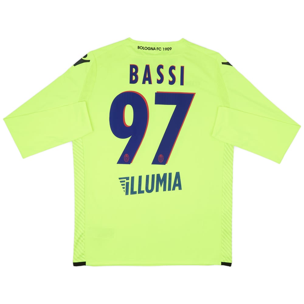 2016-17 Bologna GK Shirt Bassi #97 - 10/10 - (XL)