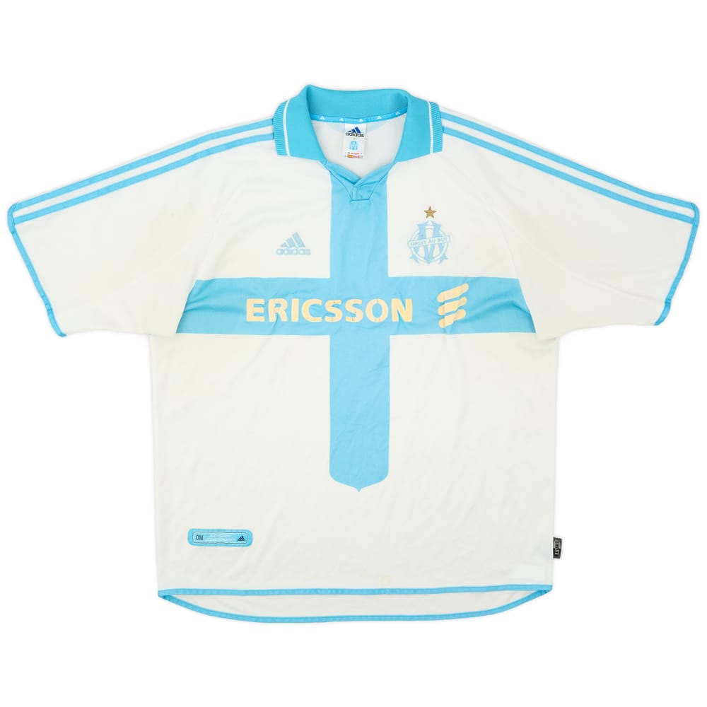 2000-01 Olympique Marseille Home Shirt - 4/10 - (XL)