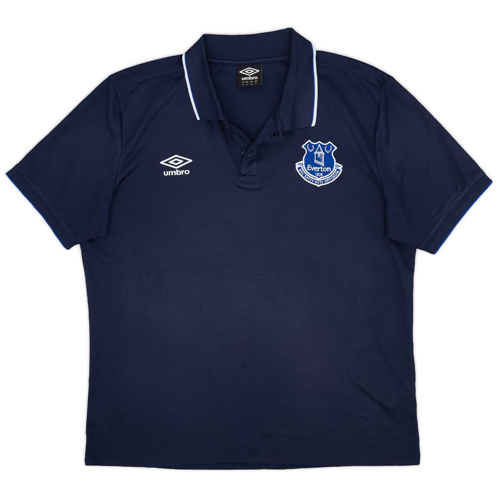 2018-19 Everton Umbro Polo Shirt - 8/10 - (XL)