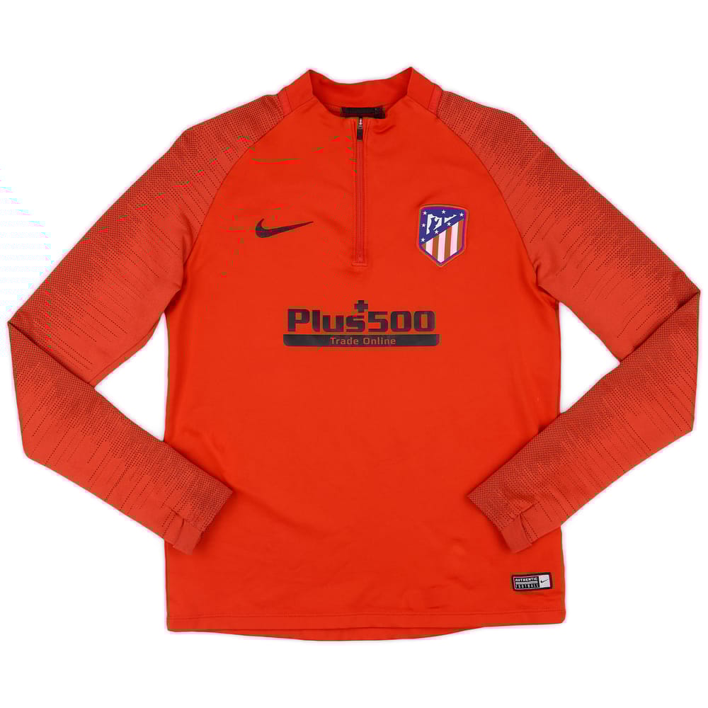2019-20 Atletico Madrid Nike 1/4 Zip Training Top - 7/10 - (XL.Boys)
