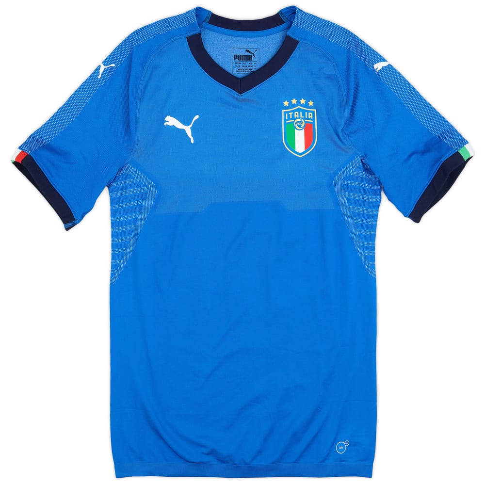2018-19 Italy Authentic Home Shirt - 9/10 - (XL)