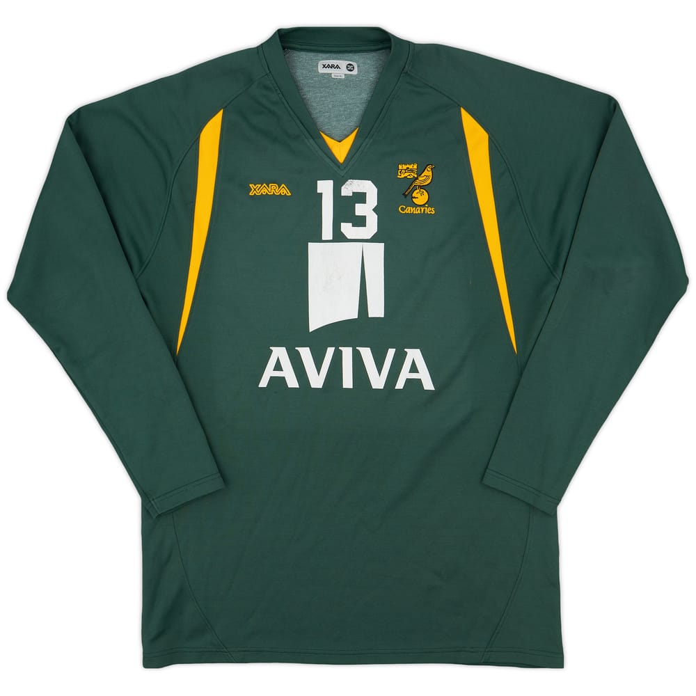 2008-09 Norwich Player Issue Xara Sweat Top #13 - 5/10 - (XL)