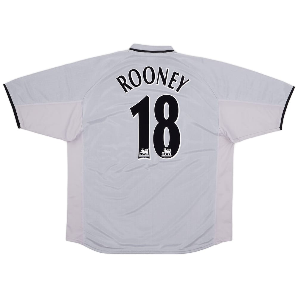 2001-02 Everton Away Shirt Rooney #18 - 7/10 - (XL)