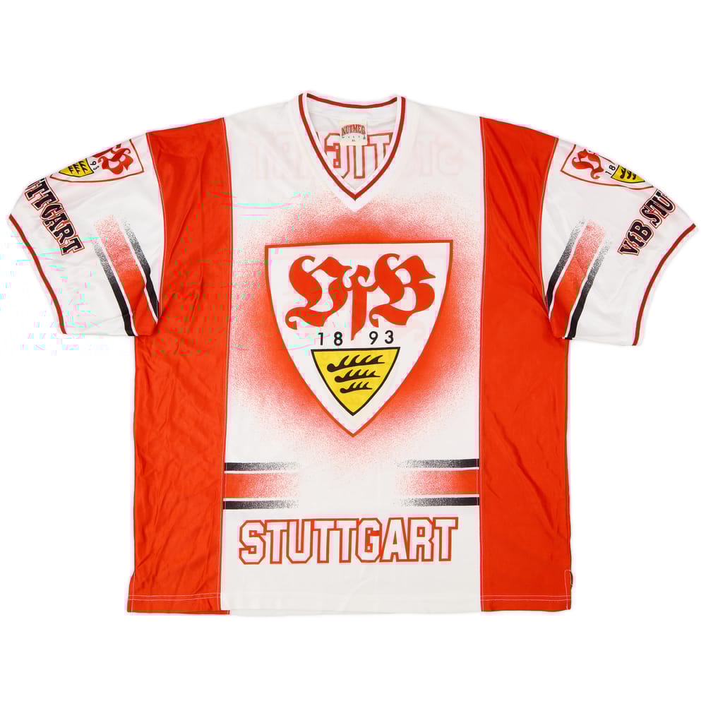 1990s Stuttgart Nutmeg Graphic Shirt - 9/10 - (XL)