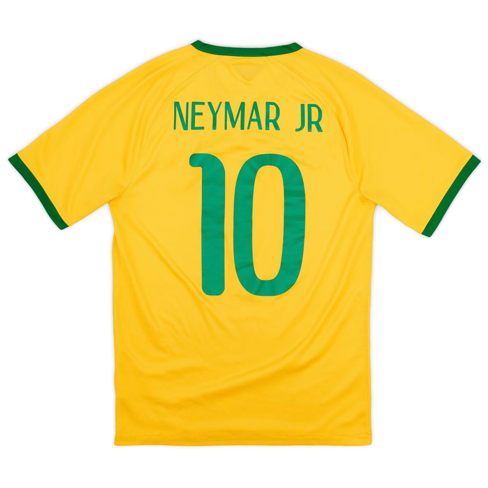 2014-15 Brazil Home Shirt Neymar #11 - 6/10 - (S)