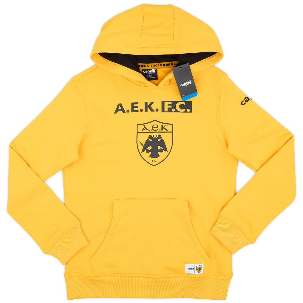 2019-20 AEK Athens Capelli Graphic Hooded Top (KIDS)