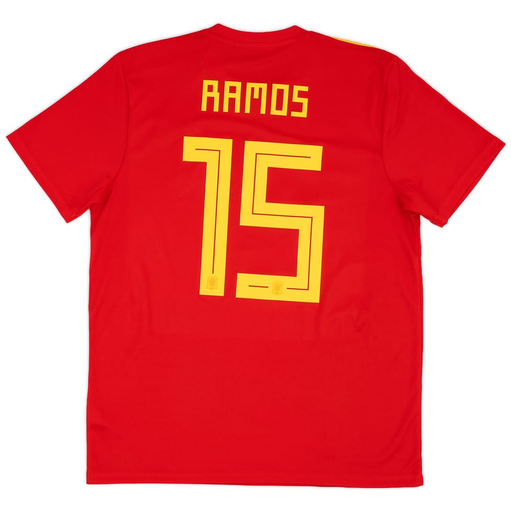 2018-19 Spain Home Shirt Ramos #15 (L)
