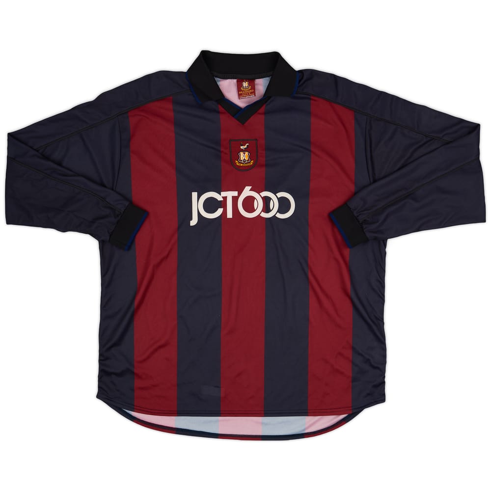 2001-03 Bradford City Away L/S Shirt - 9/10 - (XXL)