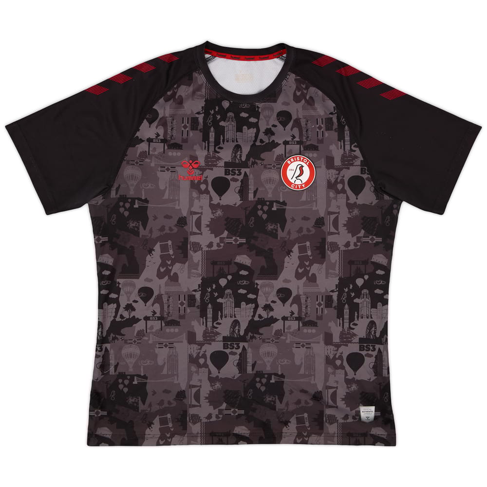2021-22 Bristol City Hummel Training Shirt - 7/10 - (XL)