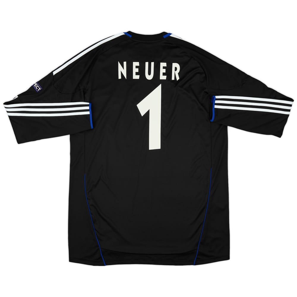 2010-11 Schalke Match Issue Champions League GK Shirt Neuer #1