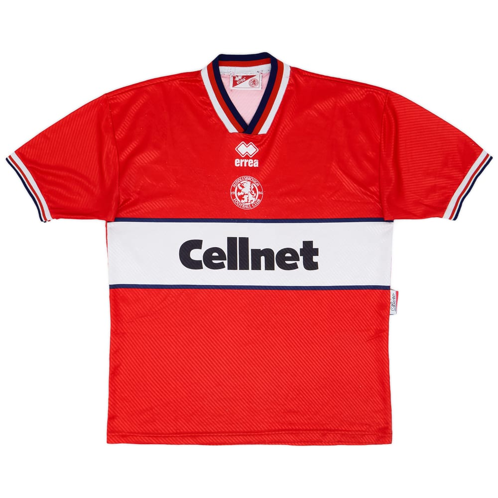 1997-98 Middlesbrough Home Shirt - 6/10 - (XL)