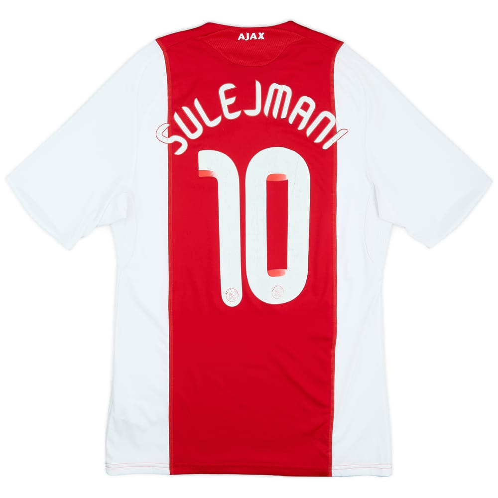 2008-09 Ajax Home Shirt Sulejmani #10 - 3/10 - (M)
