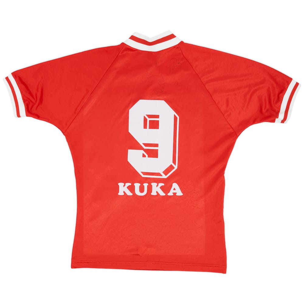 1994-95 Kaiserslautern Signed Home Shirt Kuka #9 - 9/10 - (S)