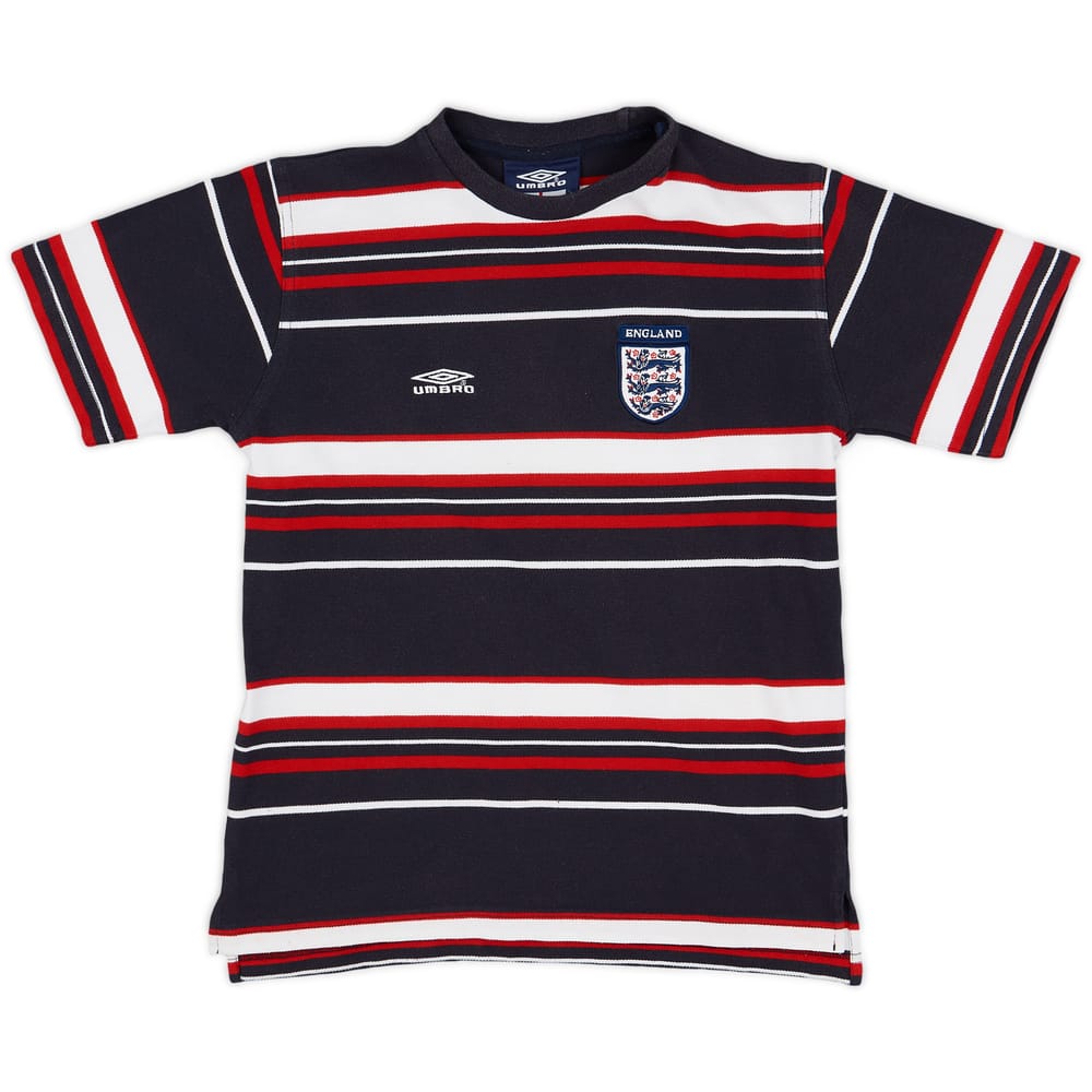2001-02 England Umbro Cotton Tee - 8/10 - (L.Boys)