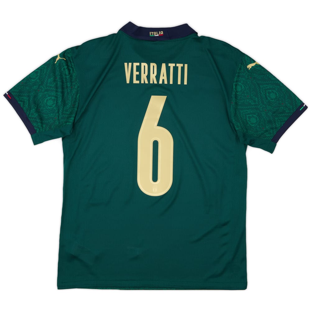2019-20 Italy Third Shirt Verratti #6 - 10/10 - (L)