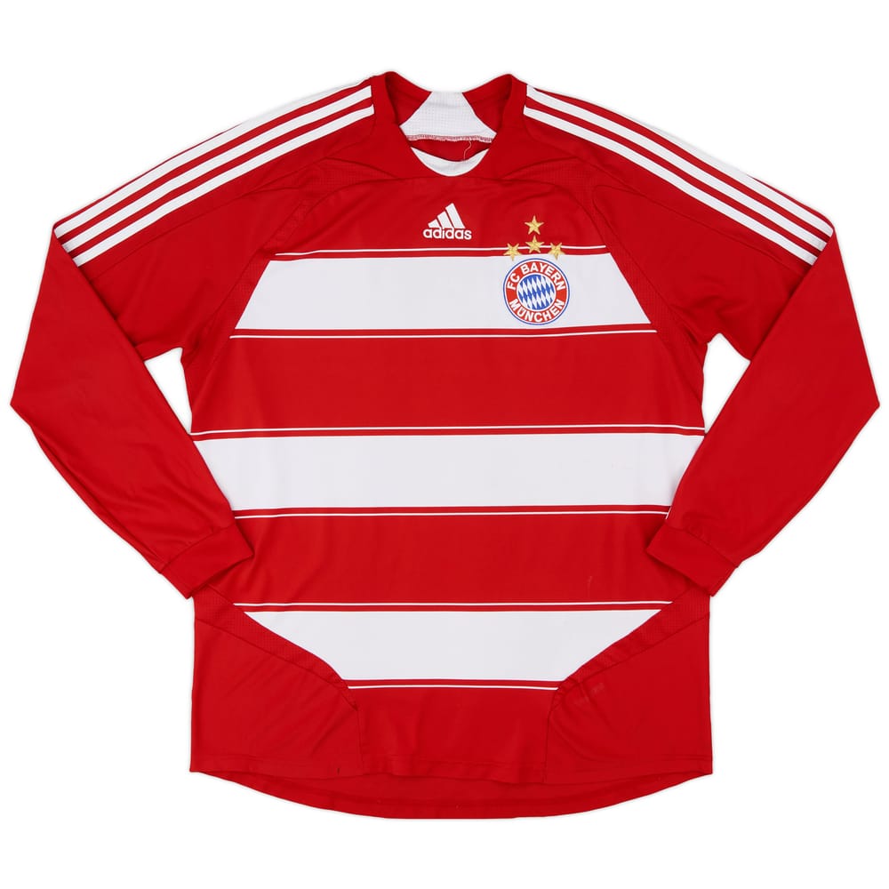 2008-09 Bayern Munich Home L/S Shirt - 7/10 - (XL)