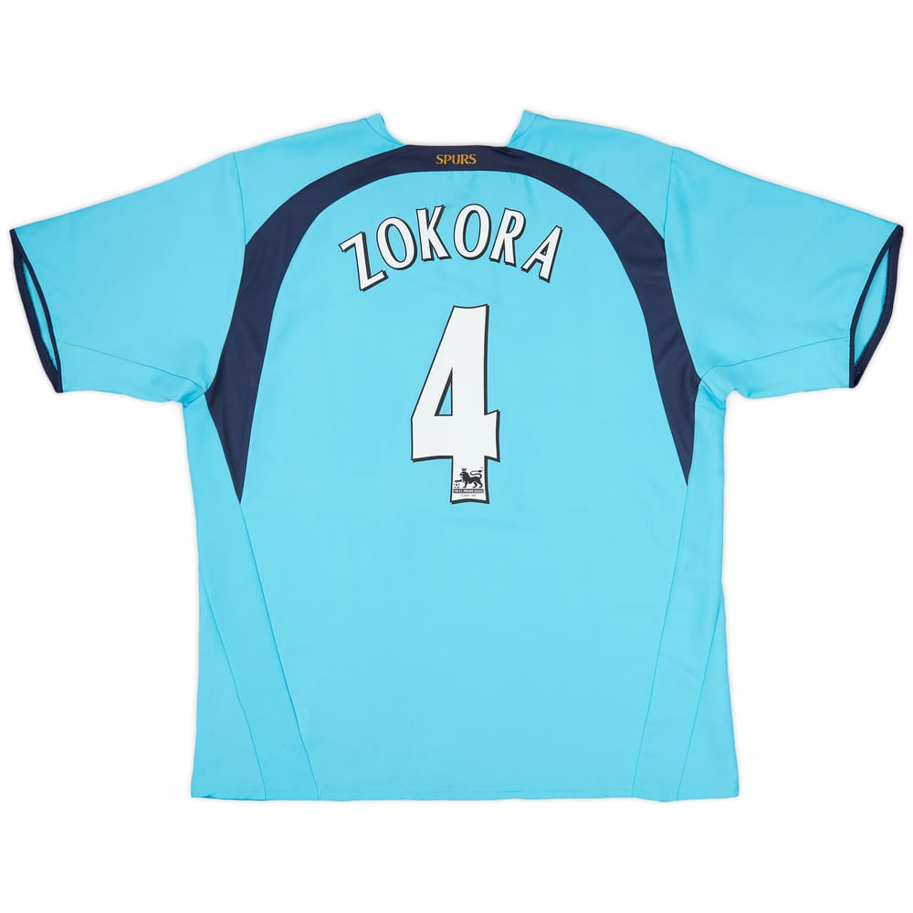 2006-07 Tottenham Away Shirt Zokora #4 - 8/10 - (XL)