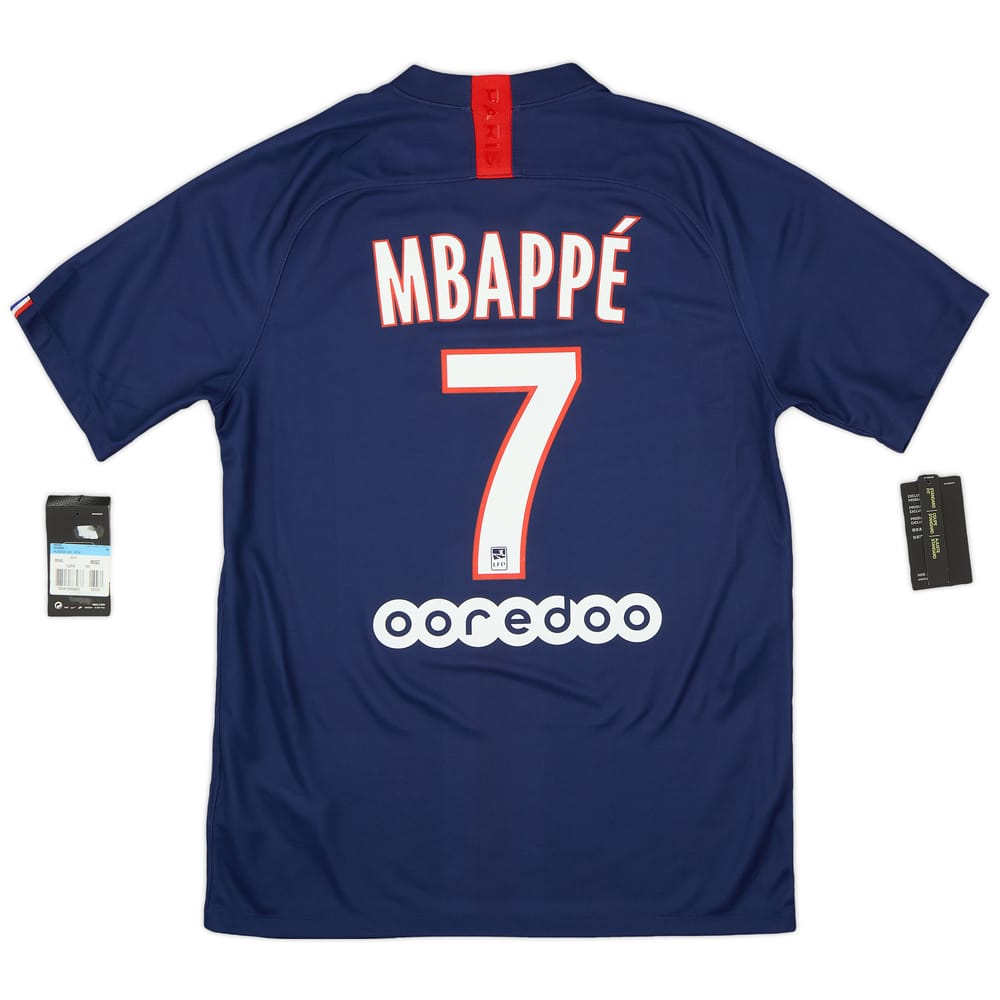 2019-20 Paris Saint-Germain Home Shirt Mbappe #7 (M)