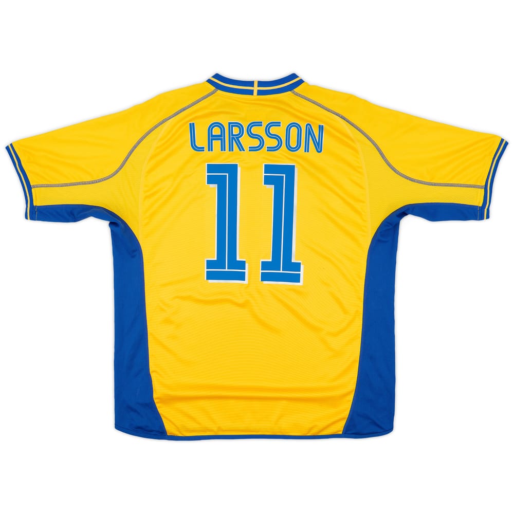 2003-04 Sweden Home Shirt Larsson #11 - 8/10 - (XL)
