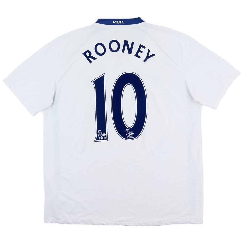 2008-10 Manchester United Away Shirt Rooney #10 - 9/10 - (XL)