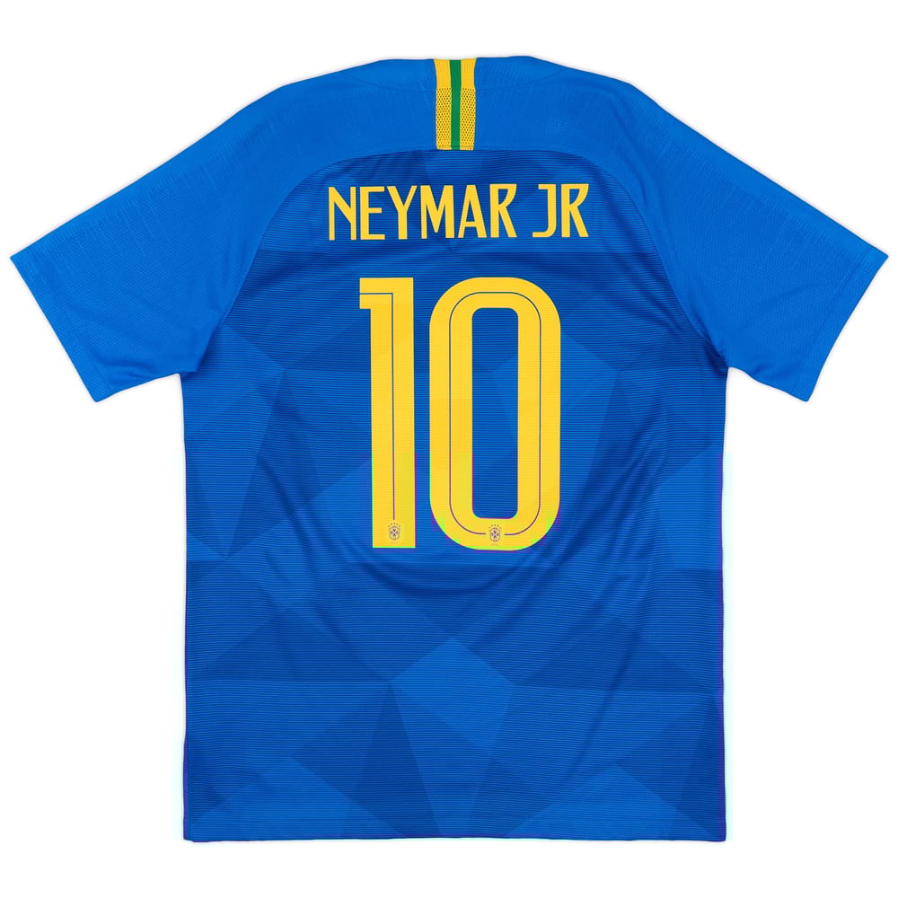 2018-19 Brazil Away Shirt Neymar #10 - 10/10 - (M)