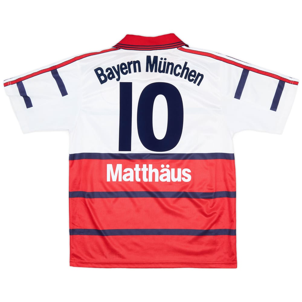 1998-00 Bayern Munich Away Shirt Matthaus #10 - 8/10 - (XL.Boys)